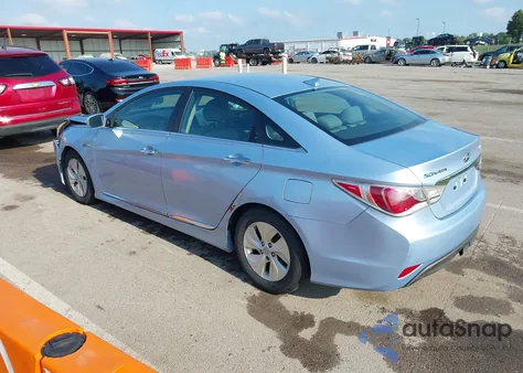 2013 Hyundai Sonata Hybrid z USA, uszkodzony, nr VIN KMHEC4A43DA083828